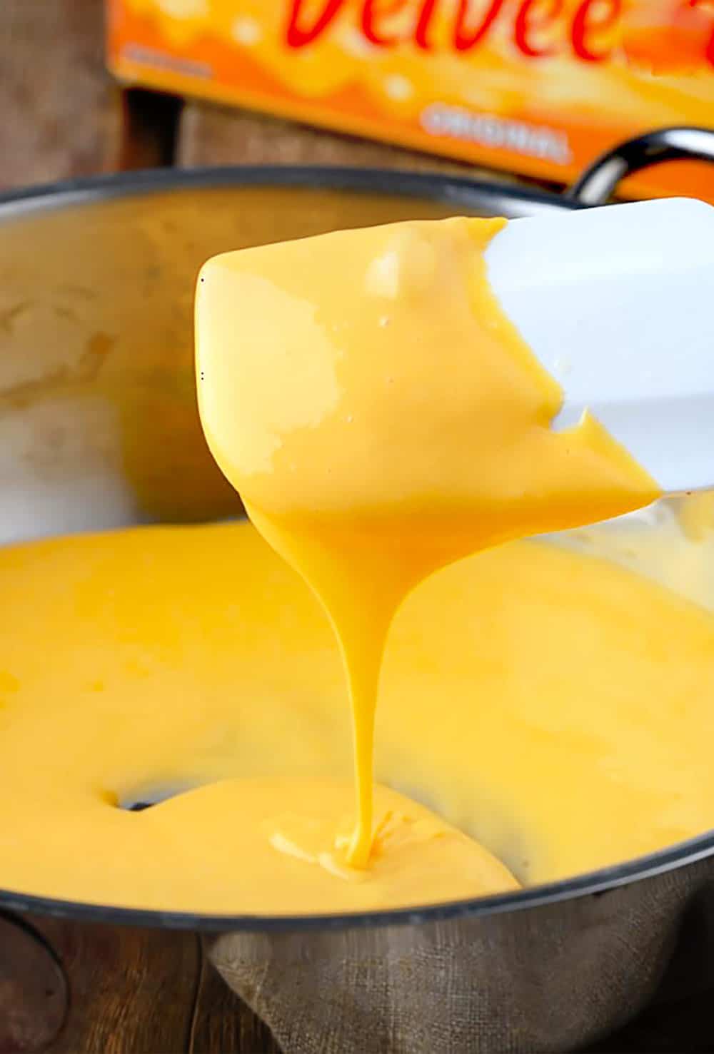 How to melt Velveeta cheese/ Melted Velveeta in a skillet
