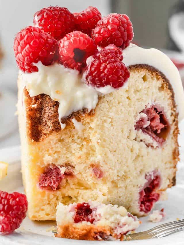 Lemon Raspberry Bundt Cake Recipe