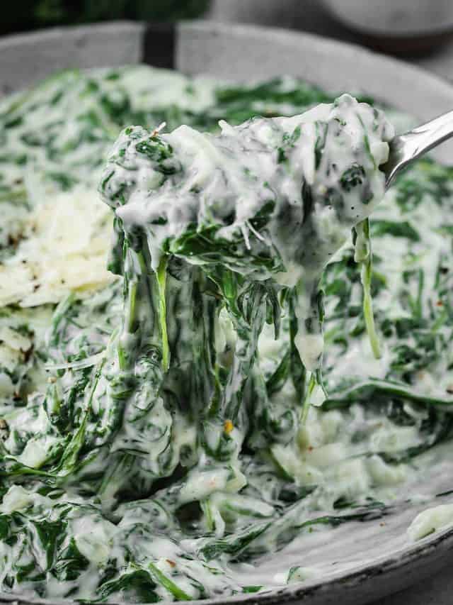 Steakhouse Creamed Spinach Recipe