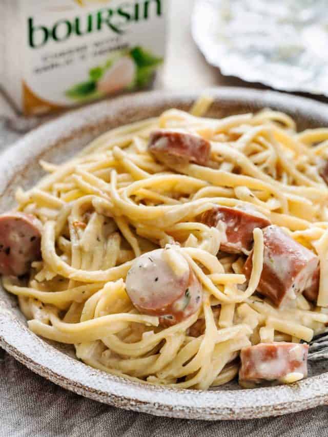 Pasta with Boursin Cheese