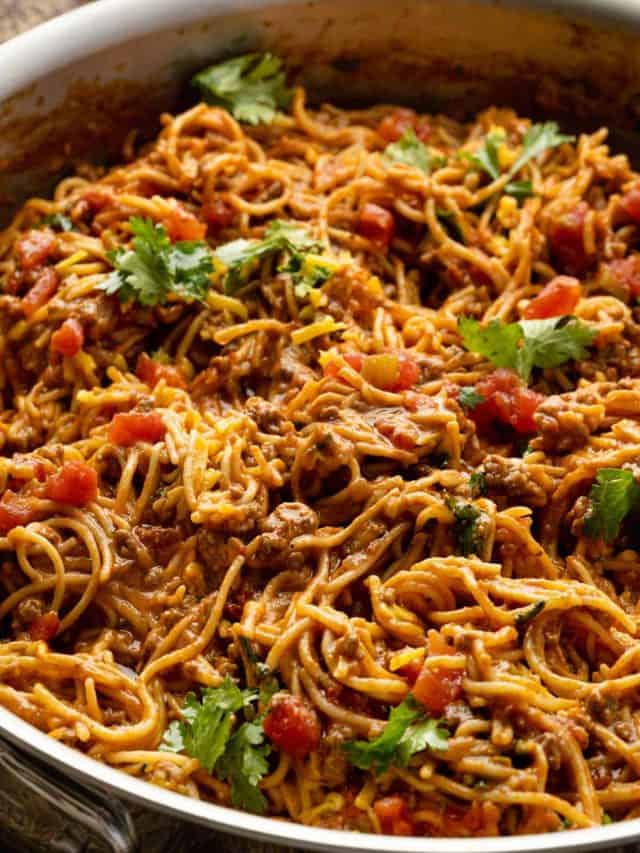 How to Make Taco Spaghetti
