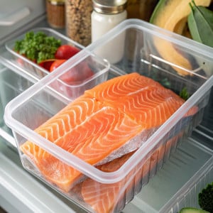 How long does cooked salmon last in the fridge.