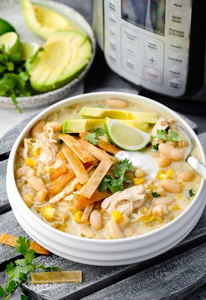 Instant Pot White Chicken Chili - Chefjar