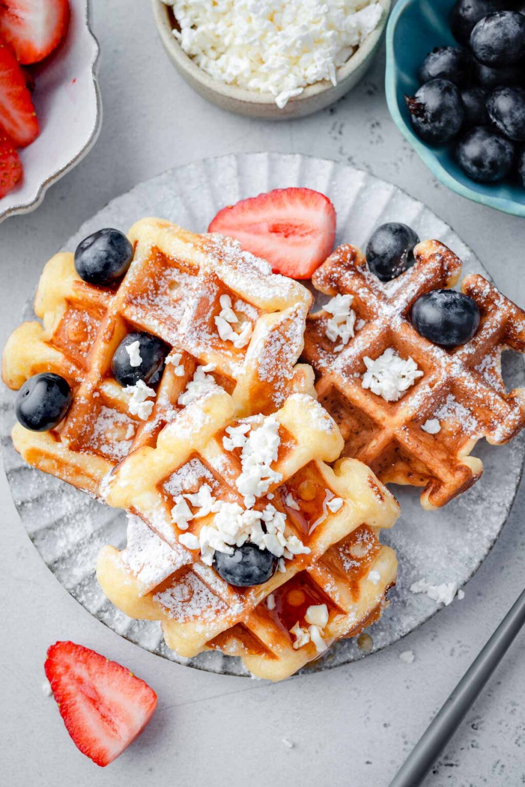 Cottage Cheese Waffle Recipe - Chefjar